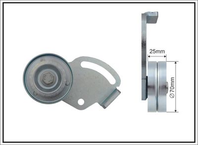 Siksnas spriegotājs, Ķīļsiksna CAFFARO 132-00