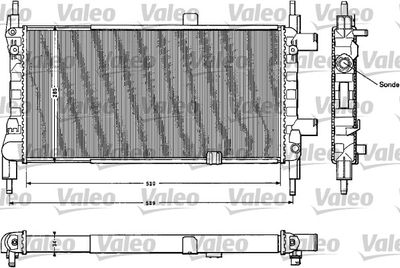 Radiators, Motora dzesēšanas sistēma VALEO 883856