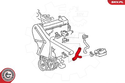 Radiatora cauruļvads ESEN SKV 24SKV326