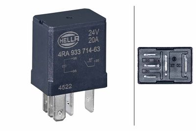 Реле, рабочий ток HELLA 4RA 933 714-631
