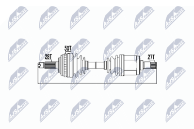 Приводной вал NTY NPW-HD-037