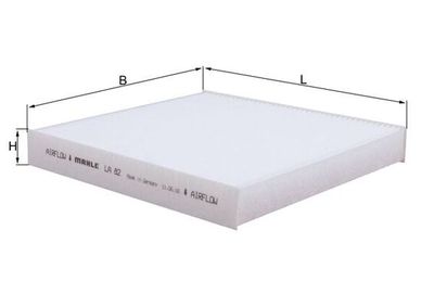 Фильтр, воздух во внутренном пространстве MAHLE LA 82