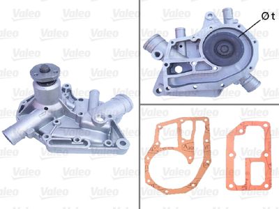 Ūdens sūknis, dzinēja dzesēšana VALEO 506059