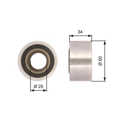 Parazīt-/Vadrullītis, Zobsiksna GATES T42187