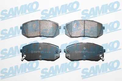 Комплект тормозных колодок, дисковый тормоз SAMKO 5SP1415