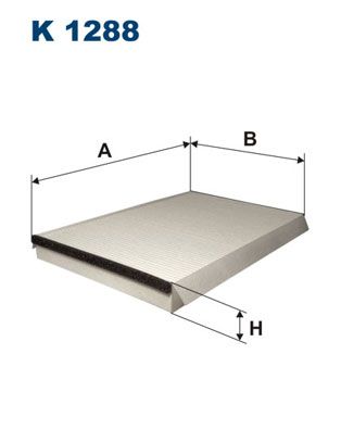 Фильтр, воздух во внутренном пространстве FILTRON K 1288
