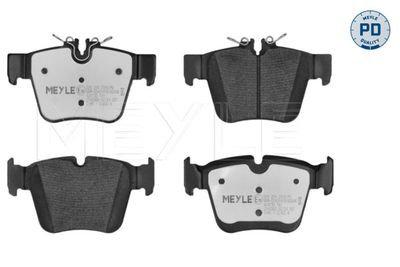 Комплект тормозных колодок, дисковый тормоз MEYLE 025 224 2316/PD