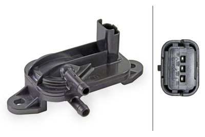 Датчик, давление выхлопных газов HELLA 6PP 009 409-381