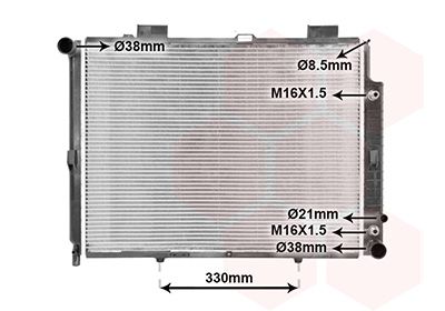 Radiators, Motora dzesēšanas sistēma VAN WEZEL 30002189