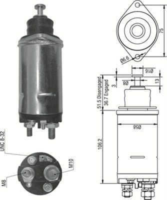 Ievilcējrelejs, Starteris MAGNETI MARELLI 940113050304