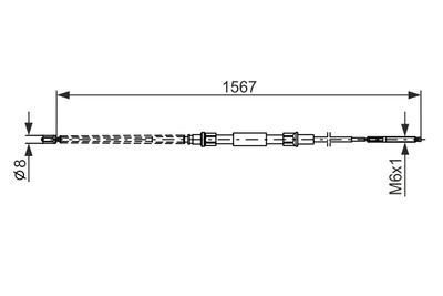 Trose, Stāvbremžu sistēma BOSCH 1 987 482 104