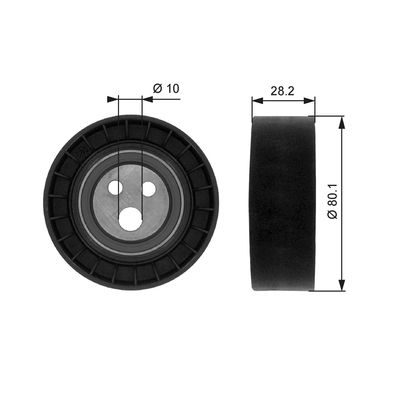 Parazīt-/Vadrullītis, Ķīļrievu siksna GATES T36016