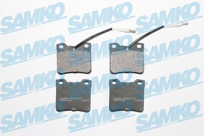 Комплект тормозных колодок, дисковый тормоз SAMKO 5SP330