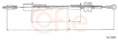 Тросик газа COFLE 92.11.1323