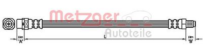 Тормозной шланг METZGER 4111094