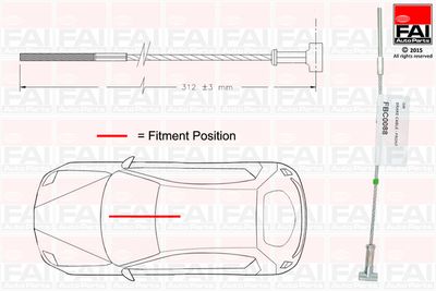 Trose, Stāvbremžu sistēma FAI AutoParts FBC0088