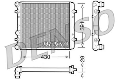 Radiators, Motora dzesēšanas sistēma DENSO DRM32002