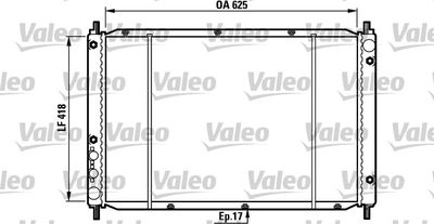Radiators, Motora dzesēšanas sistēma VALEO 730970