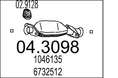 Катализатор MTS 04.3098