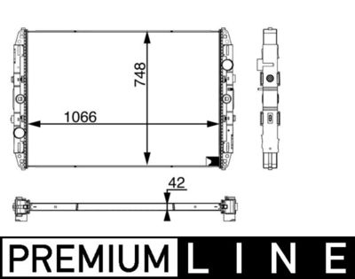 Radiators, Motora dzesēšanas sistēma MAHLE CR 688 001P