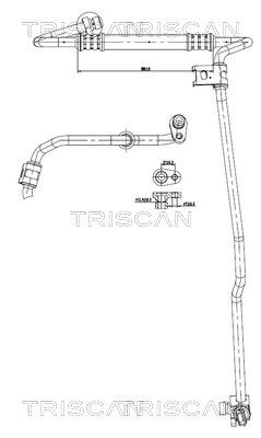 Augst-/Zemspiediena cauruļvads, Gaisa kond. sist. TRISCAN 9010 24006