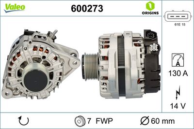 Генератор VALEO 600273