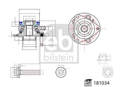 Rattalaagrikomplekt FEBI BILSTEIN 181034