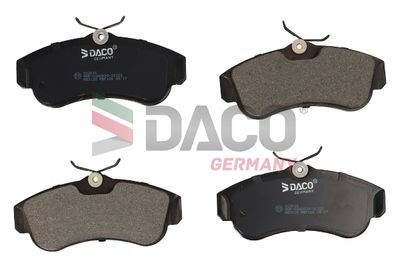Bremžu uzliku kompl., Disku bremzes DACO 322616