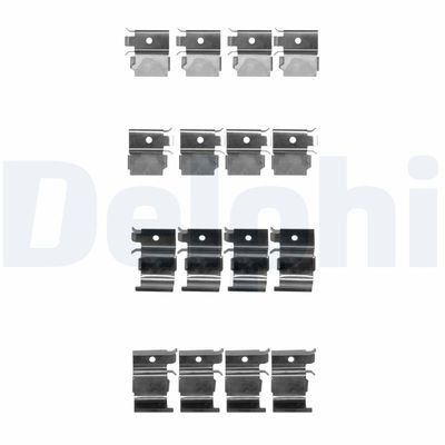Piederumu komplekts, Disku bremžu uzlikas DELPHI LX0526