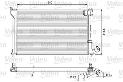 Radiators, Motora dzesēšanas sistēma VALEO 231289
