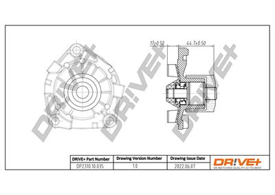 Водяной насос, охлаждение двигателя Dr!ve+ DP2310.10.035
