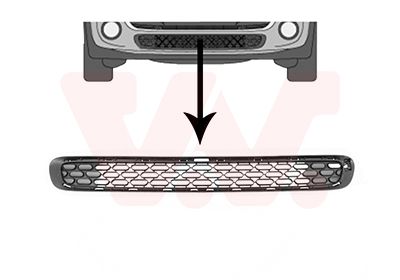 Ventilatora reste, Bampers VAN WEZEL 0518590