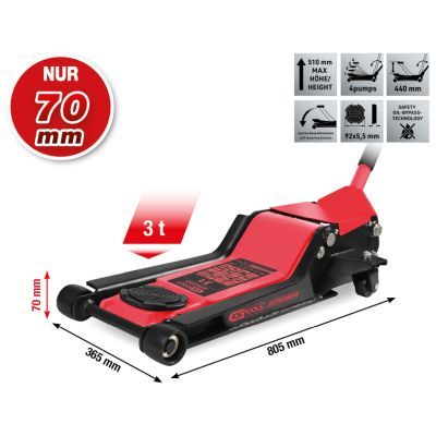 Domkrats KS TOOLS 160.1030