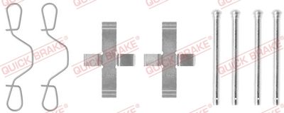 Piederumu komplekts, Disku bremžu uzlikas QUICK BRAKE 109-0923
