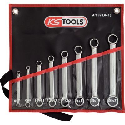 Abpusējo uzmaucamo atslēgu komplekts KS TOOLS 920.0448