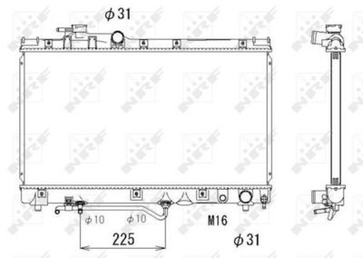 Radiators, Motora dzesēšanas sistēma NRF 53272