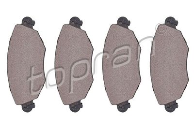 Комплект тормозных колодок, дисковый тормоз TOPRAN 301 958