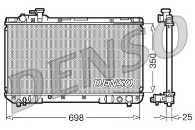 Radiators, Motora dzesēšanas sistēma DENSO DRM50020