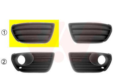 Ventilatora reste, Bampers VAN WEZEL 1622592