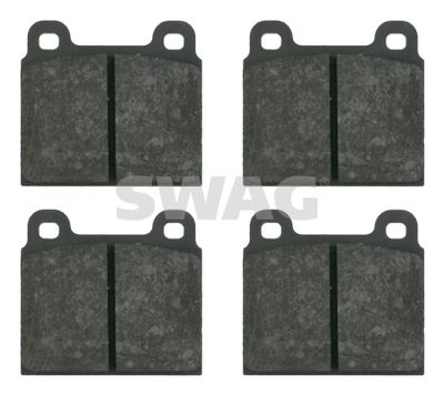 Bremžu uzliku kompl., Disku bremzes SWAG 10 91 6134