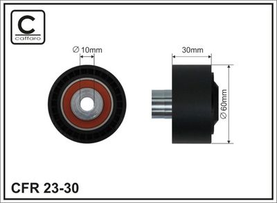 Parazīt-/Vadrullītis, Ķīļrievu siksna CAFFARO 23-30