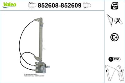 Стеклоподъемник VALEO 852608