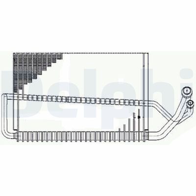Испаритель, кондиционер DELPHI TSP0525175