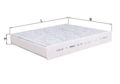 Фильтр, воздух во внутренном пространстве KNECHT LAK 472