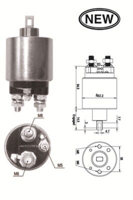 Ievilcējrelejs, Starteris MAGNETI MARELLI 940113050560