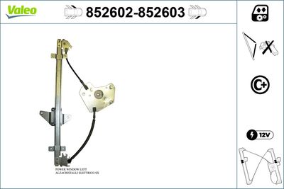 Стеклоподъемник VALEO 852602