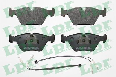 Комплект тормозных колодок, дисковый тормоз LPR 05P985