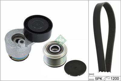Ķīļrievu siksnu komplekts Schaeffler INA 529 0511 20