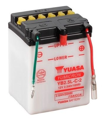 Startera akumulatoru baterija YUASA YB2.5L-C-2
