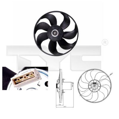 Ventilators, Motora dzesēšanas sistēma TYC 837-0013